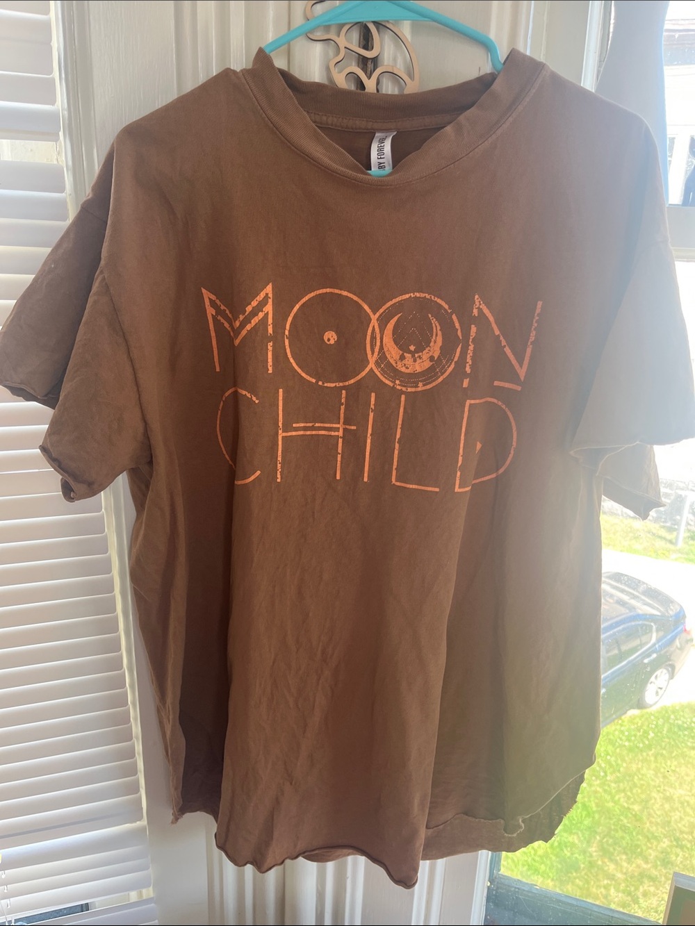 Moon Child Short Sleeve Tee - Brown